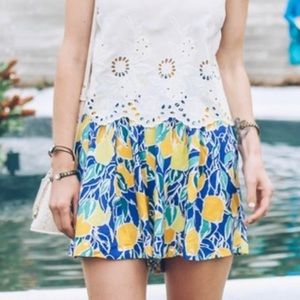 Maison Jules Lemon Print Shorts 🍋